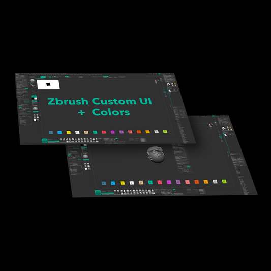 Zbrush UI 2022 + Colors
